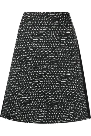 Paule Ka High-waisted tweed skirt