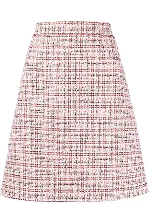Paule Ka Women Skirts - High-waisted tweed skirt