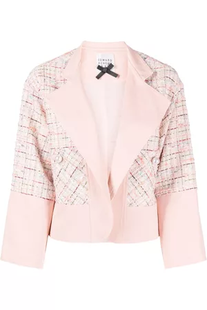 Edward Achour Paris Women Blazers - Notched cropped jacket