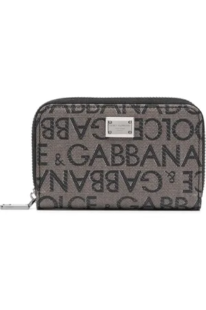 Dolce & Gabbana Jacquard-logo cotton-blend wallet