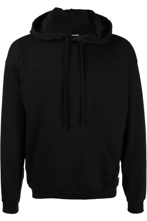 Foo and Foo Logo-patch drawstring hoodie