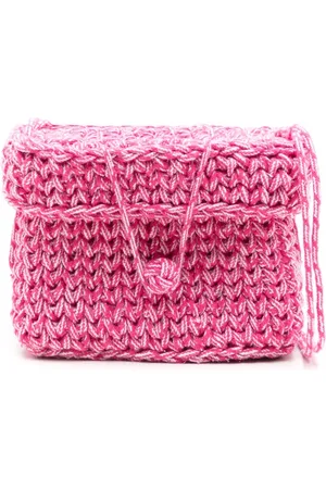 Nannacay Roge crochet-knit shoulder bag