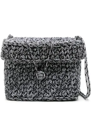 Nannacay Roge crochet-knit shoulder bag