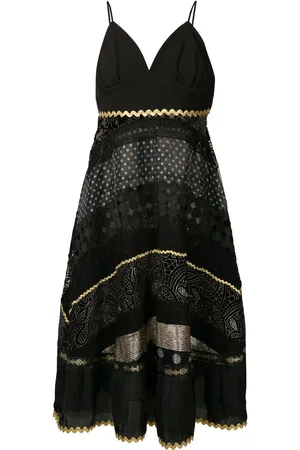 Olympiah Mix print sleeveless midi dress