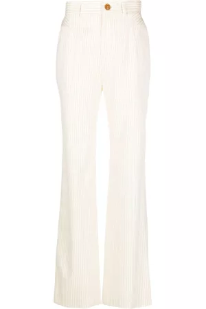 Vivienne Westwood Women Pants - Ray pinstripe straight-leg trousers