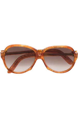 Saint Laurent 1970s oval gradient sunglasses