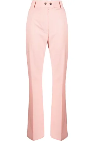 Paul Smith Pressed-crease high-waisted trousers