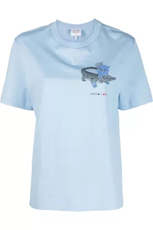 Lacoste Women Short Sleeve - X Netflix Bridgerton cotton T-shirt