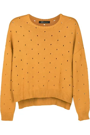 Uma Raquel Davidowicz Perforated long-sleeved jumper