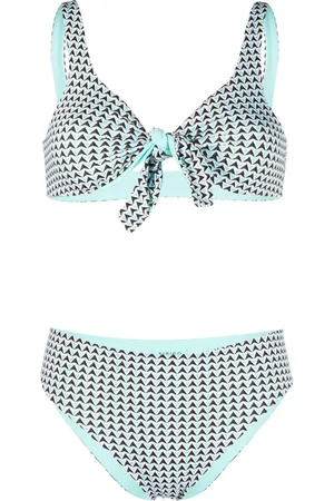 FISICO Geometric-print bikini set