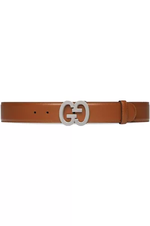 Gucci Men Belts - GG buckle leather belt