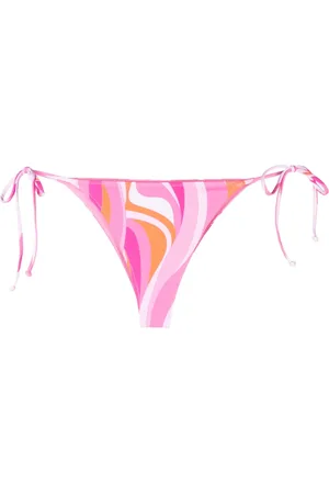 MC2 SAINT BARTH Abstract-print bikini bottoms