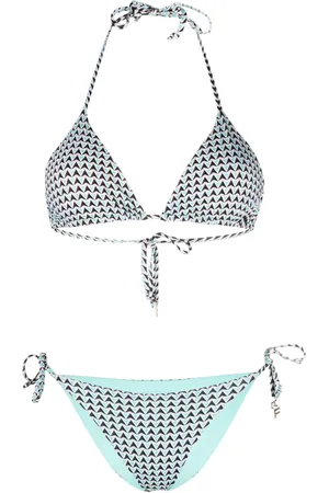 FISICO Geometric-print bikini set