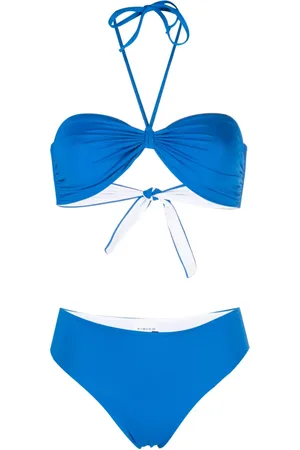 FISICO Ruched bandeau bikini set