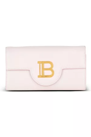 Balmain Logo-plaque leather wallet
