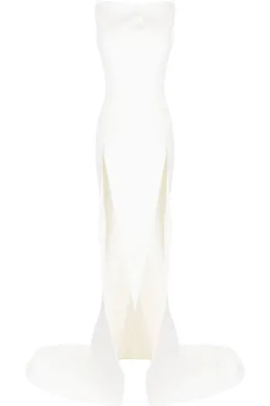 MATICEVSKI Obcession fishtail-train gown