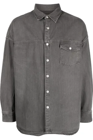 FIVE CM Drop shoulder denim shirt
