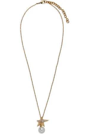 Salvatore Ferragamo Star-pendant crystal-embellished necklace