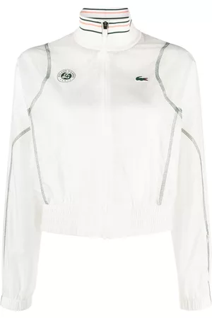 Lacoste Women Cropped Jackets - X Roland-Garros Club semi-sheer jacket
