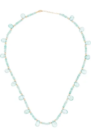 JIA JIA 14kt yellow gold Arizona Teardrop apatite necklace