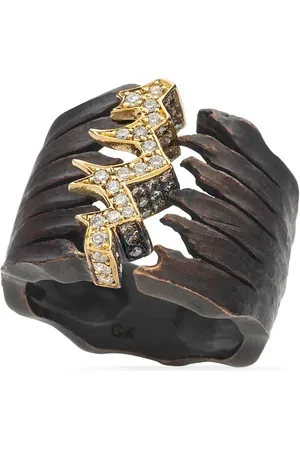 GAËLLE 18kt yellow Coeur en Faillite diamond ring