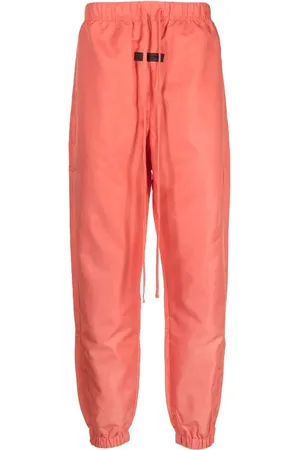 FEAR OF GOD Logo-patch drawstring track pants