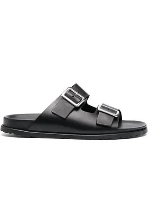 Scarosso Buckle leather sandals