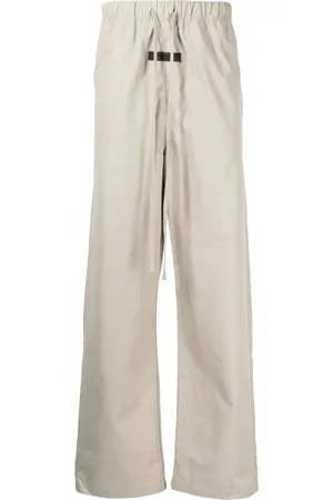 FEAR OF GOD Logo-patch straight-leg trousers