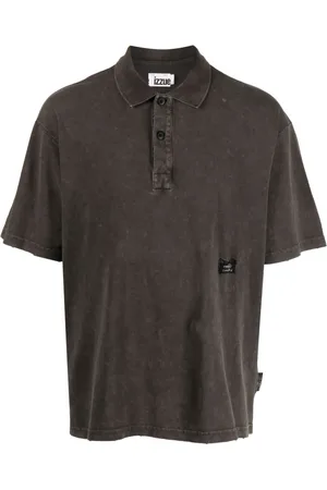 Izzue Logo-appliqué cotton polo shirt