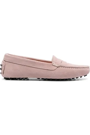 Scarosso Slip-on suede loafers