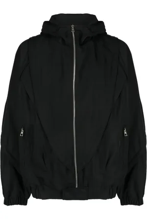 SONGZIO New Cocoon zip-up hooded jacket