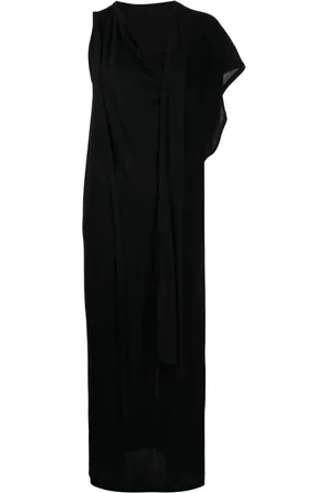 YOHJI YAMAMOTO Asymmetric draped maxi dress