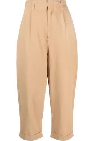 Izzue Elasticated-waist cropped trousers