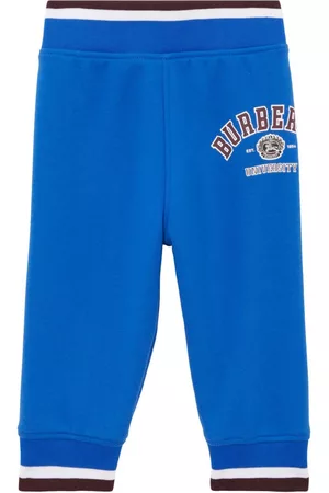 Burberry Pants - Logo-print cotton track pants