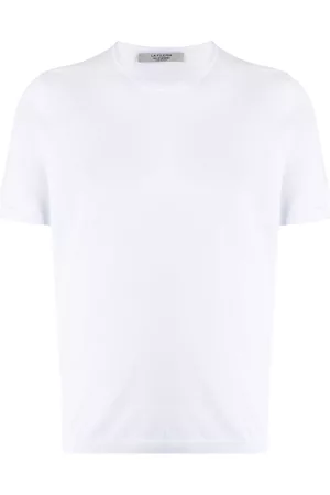 D4.0 Men Long Sleeve Polo Shirts - Fine-knit cotton T-shirt