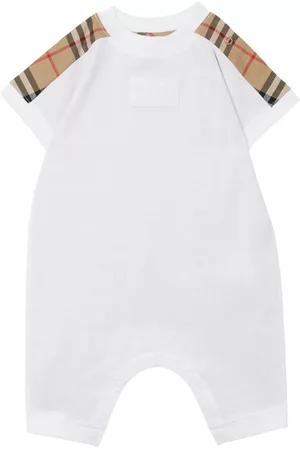 Burberry Girls Playsuits - Vintage Check pattern cotton playsuit