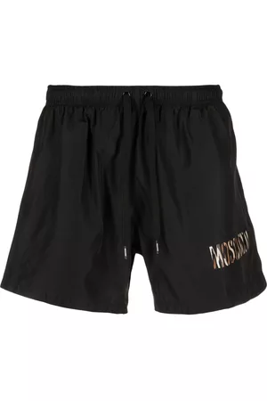 Moschino Men Swim Shorts - Logo-print swimming shorts