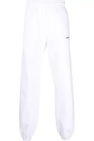 OFF-WHITE Men Pants - Embroidered-logo track pants