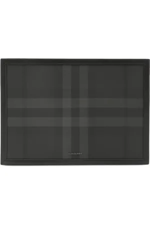 Burberry Check-print clutch bag