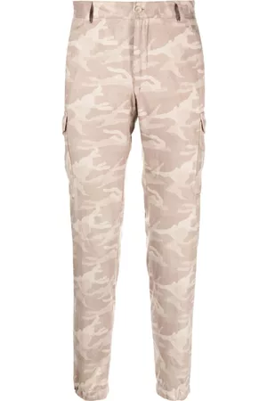 Karl Lagerfeld Men Cargo Pants - Camouflage-pattern skinny cargo trousers