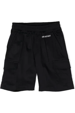 Neil Barrett Logo-print stretch-cotton track shorts
