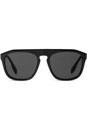 Burberry Men Sunglasses - Logo-print square-frame sunglasses
