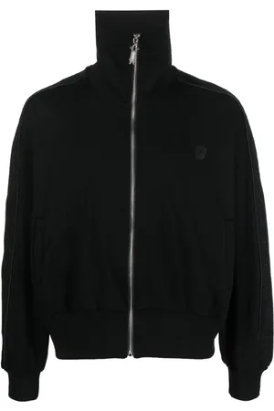 Youths in Balaclava Logo-embroidered zip-up sweatshirt
