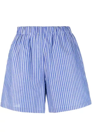 Samsøe Samsøe Women Shorts - Stripe-pattern elasticated shorts