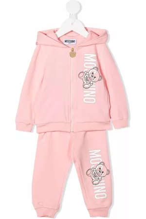 Moschino Tracksuits - Logo-print cotton tracksuit