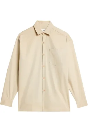 Ami Logo-print button-front shirt