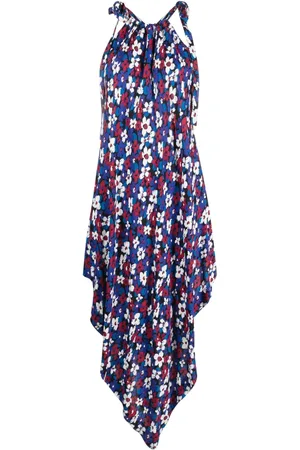 Colville Triad floral-print longline sleeveless top