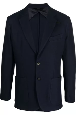 BRIONI Single-breasted knitted blazer