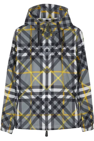 Burberry Checked zip hoodie jacket