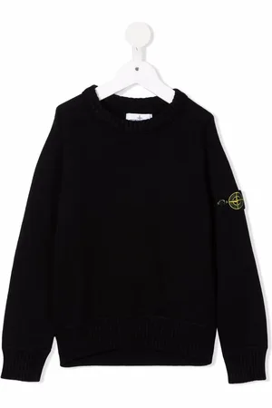 Stone Island Logo patch knit jumper
